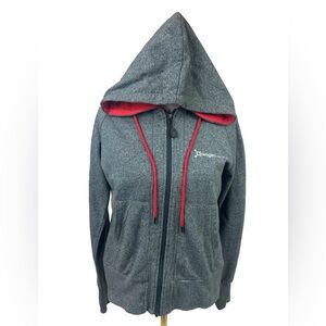 Orangetheory - Unisex Double Knit Full Zip Hoodie Jacket - Gray - S -Worn 1 Time